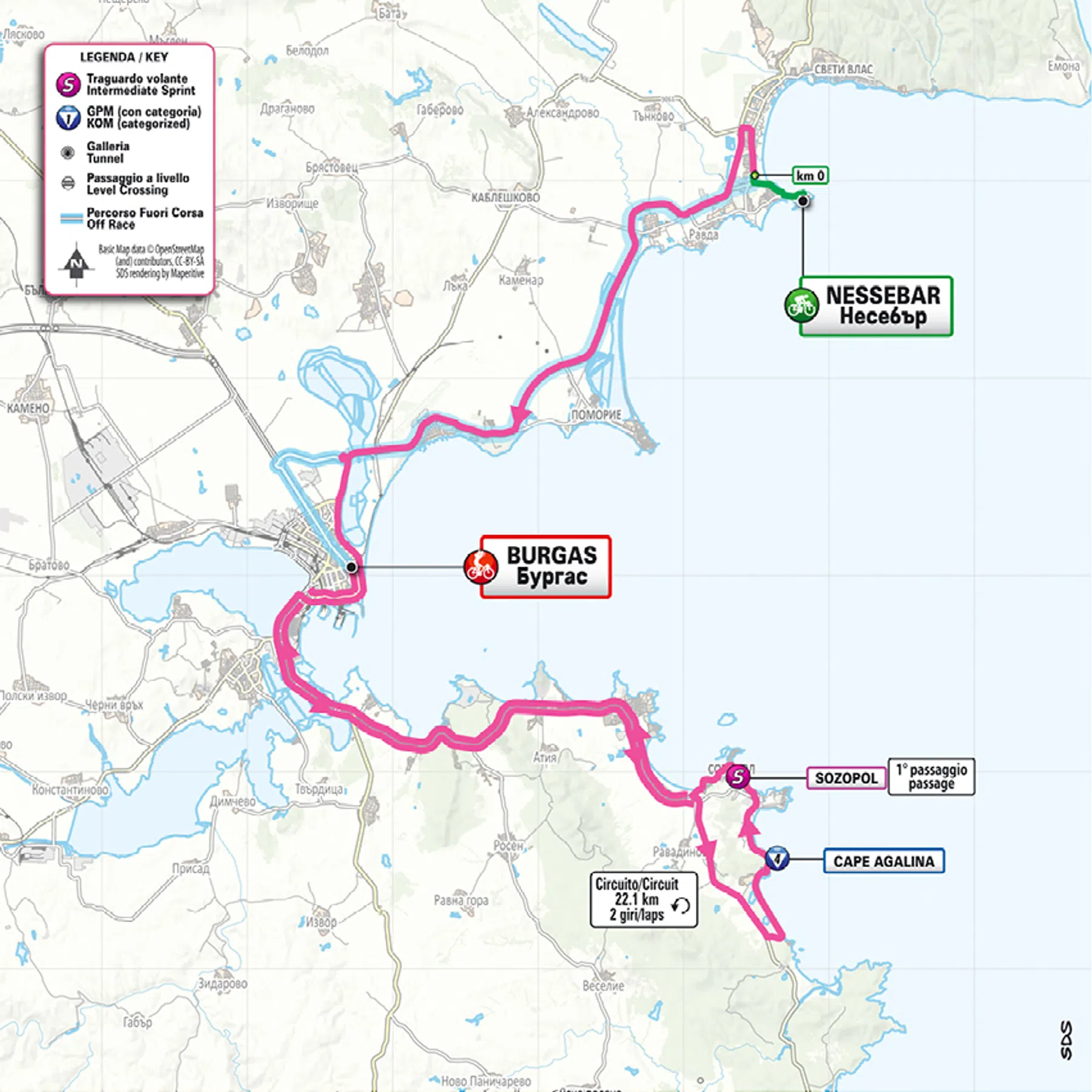 etappe 1 Giro d'Italia 2026